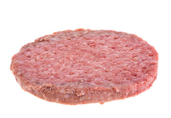 burger patty isolated