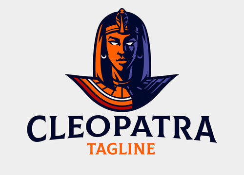 Queen Cleopatra Of Egypt Logo