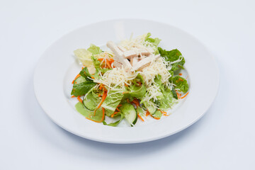 salad with chicken and cheese