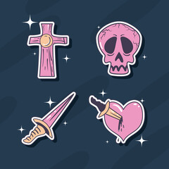 tattoos doodle icons