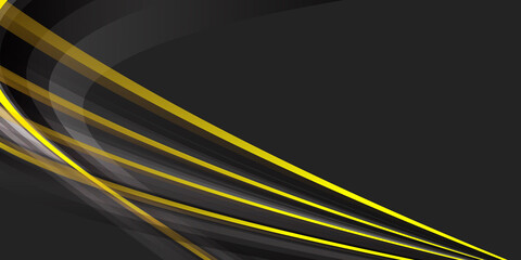 Modern black and yellow background