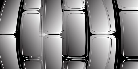 Abstract silver black background