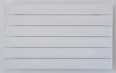 White wooden board background - stock photo