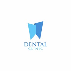 Obraz premium abstract tooth dental logo design