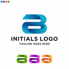 Obraz premium Minimal Letter Initial B Logo Design Template. Vector Logo Illustration