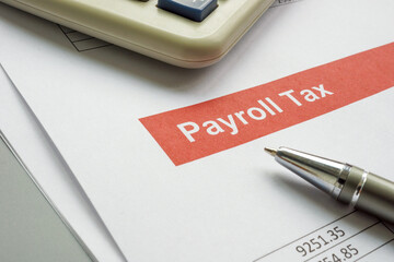 Data about payroll tax and a calculator.