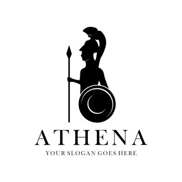 athena silhouette logo