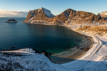Arctic beach in Norway