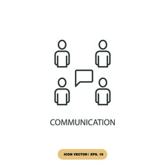 communication icons symbol vector elements for infographic web