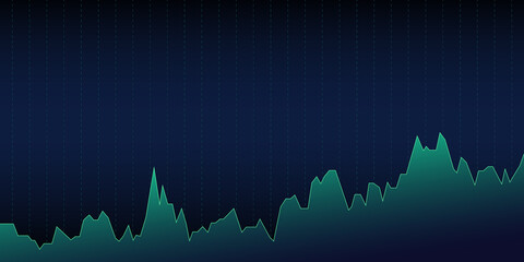 Stock market graph Background Vector