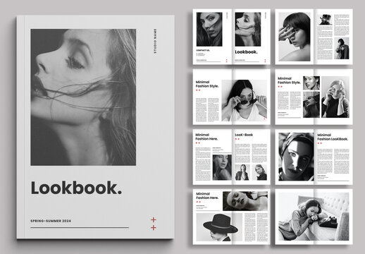 Modern Lookbook Layout