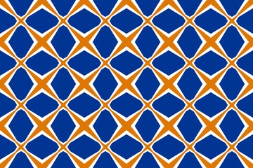 Naklejka premium Geometric pattern in the colors of the national flag of Marshall Islands. The colors of Marshall Islands.