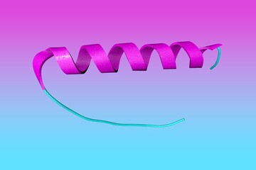 Crystal structure of P53 tetramerization domain. Ribbons diagram in secondary structure coloring based on protein data bank entry 1c26. 3d illustration