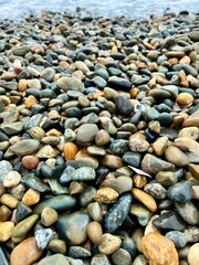 pebbles on the beach