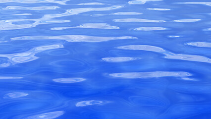 Water Wave liquid flow surface 3D illustration.