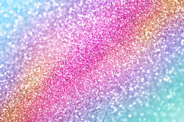Rainbow glitter sparkle birthday mermaid unicorn pony background celebrate party sequin invite