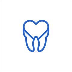 Dental Heart Logo Design 