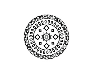 Mandala in ethnic style vector