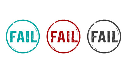 Fail business stamp and stamping