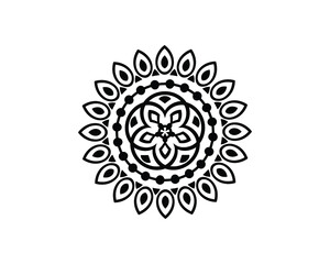 Mandala in ethnic style vector