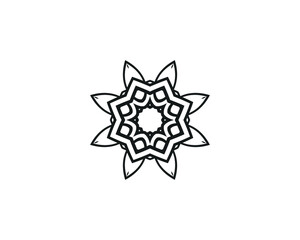 Mandala in ethnic style vector
