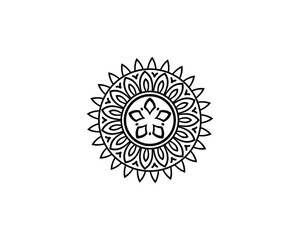 Mandala in ethnic style vector