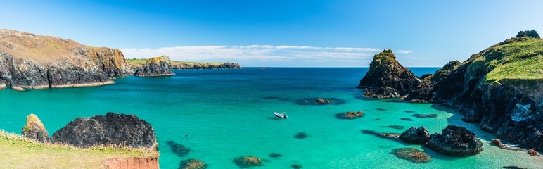 Kynance Cove and Asparagus Island, Cornwall, England