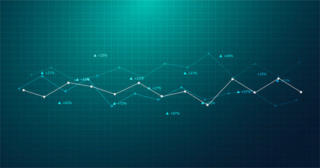 indagini di mercato, grafico, economia, finanza, azioni