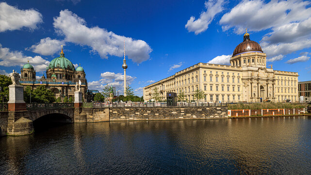 Berliner Schloss, Stadtschloss, Humboldt Forum, Berlin, Mitte, Deutschland 