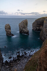 Fototapeta premium stack rocks at dusk