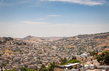 Obraz premium Vue du rempart sud de Jérusalem