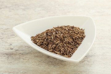 Zira seeds in the bowl