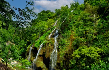 Foto op Canvas Waterfall beautiful (Kuzalan waterfall) in Karadeniz province. Giresun - Turkey © photohasan