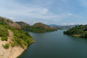 Fototapeta na wymiar Scenic view of Hala Bala Lake from viewpiont