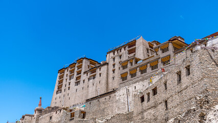 Leh Palace also known as Lachen Palkar Palace is a former royal palace overlooking the city of Leh in Ladakh, India