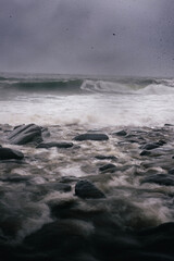 Stones Under Rushing Water