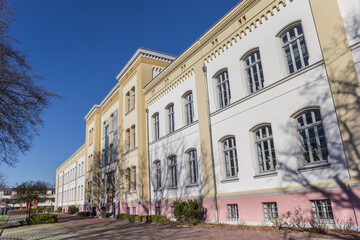Fototapeta na wymiar Historic government building in the center of Wilhelmshaven, Germany