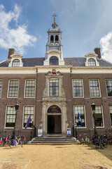 Front of the historic town hall of Edam, Netherlands