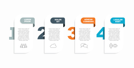 Infographic design template with place for your data. Vector illustration.