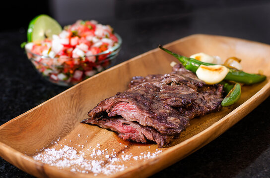 beef steak on a plate