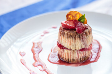 Strawberry cupcake