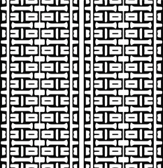 
Abstract background with black and white pattern. Unique geometric vector swatch. Perfect for site backdrop, wrapping paper, wallpaper, textile and surface design. 
