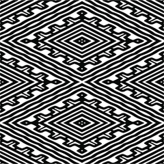 Abstract background with black and white pattern. Unique geometric vector swatch. Perfect for site backdrop, wrapping paper, wallpaper, textile and surface design. 