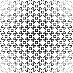 Fototapeta na wymiar Abstract background with black and white pattern. Unique geometric vector swatch. Perfect for site backdrop, wrapping paper, wallpaper, textile and surface design. 