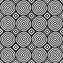 
Abstract background with black and white pattern. Unique geometric vector swatch. Perfect for site backdrop, wrapping paper, wallpaper, textile and surface design. 