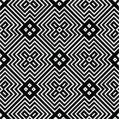 
Abstract background with black and white pattern. Unique geometric vector swatch. Perfect for site backdrop, wrapping paper, wallpaper, textile and surface design. 
