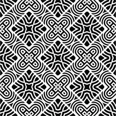 
Abstract background with black and white pattern. Unique geometric vector swatch. Perfect for site backdrop, wrapping paper, wallpaper, textile and surface design. 
