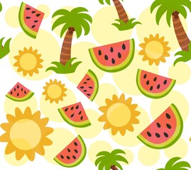 seamless pattern with strawberries