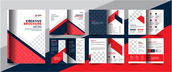corporate company profile brochure annual report booklet business proposal layout concept design
