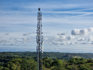 Obraz premium Bornholm mobile tower - 5G 4G 3G coverage